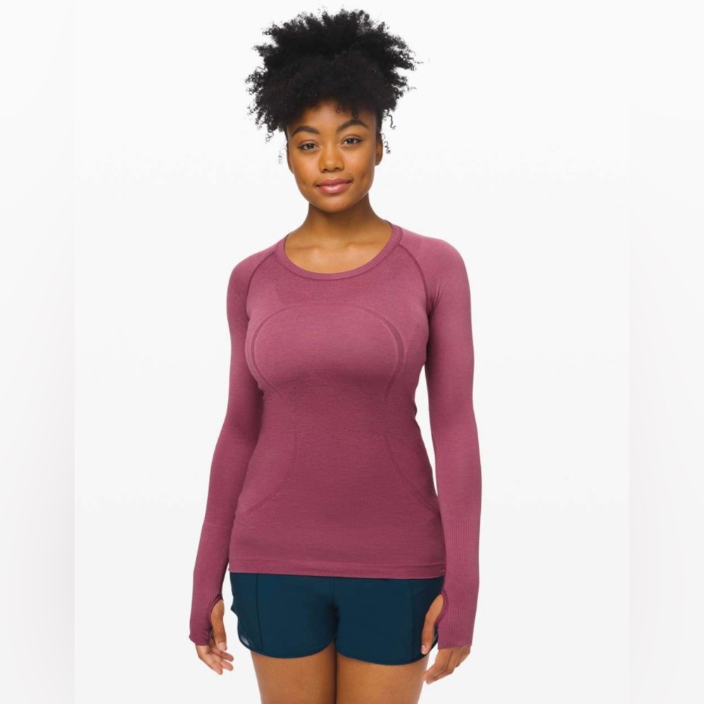 Lululemon Swiftly Tech Long Sleeve Crew Plumful